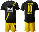 2020-21 Dortmund 10 HAZARD Away Soccer Jersey,baseball caps,new era cap wholesale,wholesale hats